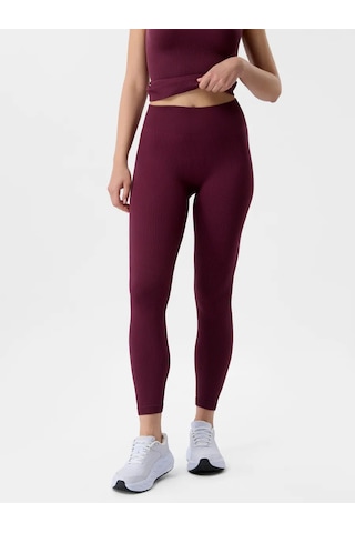 Teksa Wlg001 Spor Taytları, Çizgili Taytlar 460471961 Şarap Rengi