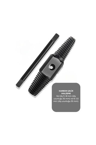 Kırık Musluk Sökme Aparatı Ters Kılavuz Sıkışmış Boru Çıkarıcı Seti 11-22mm