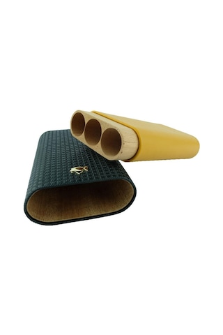 Cohiba Sarı-siyah 3'lü Puro Kılıfı
