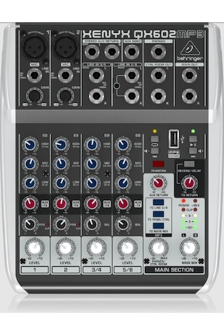 Behringer Qx602mp3 6 Kanal Analog Mikser