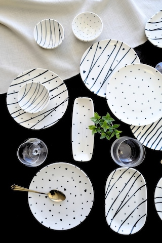 Tabak Evi Porselen Dash Kahvaltı Takımı 6 Kişilik 14 Parça Tvl14kahprs1103 Çok Renkli