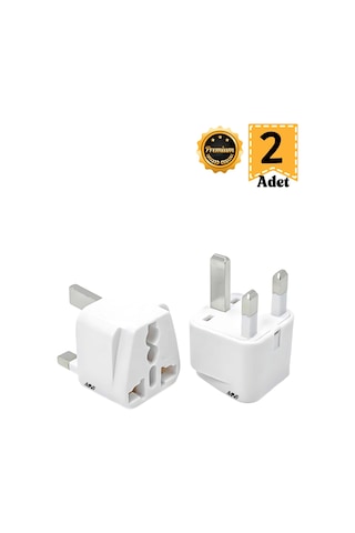 Mn6 M006 Priz Dönüştürücü/2 Adet/kıbrıs-hac Umre Prizi-g Plug Adapter-seyahat Adaptörü
