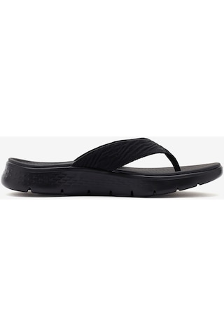 Skechers Go Walk Flex Sandal - Splendor Kadın Siyah Parmak Arası Terlik 141404 Bbk Siyah
