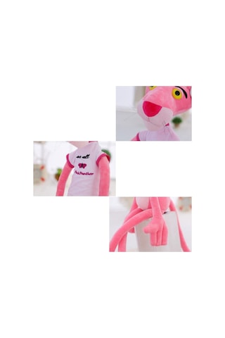 Pembe Panter Peluş 60 Cm Tişörtlü Pelüş Figür Oyuncak Hediyelik