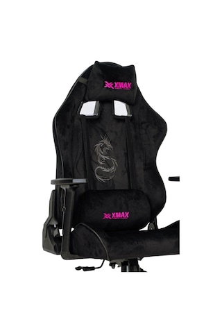 Rio Black Balerion Komple Baby Face Terletmez Kumaş Siyah/fuşya Profesyonel Oyuncu Koltuğu