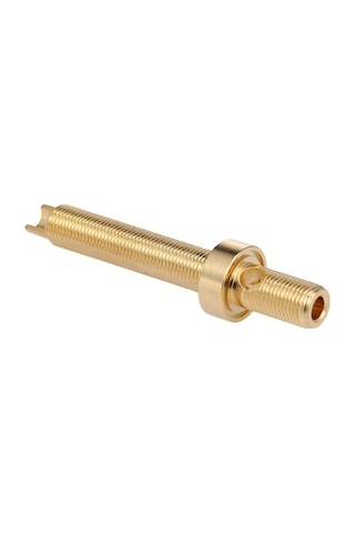 Trendooze 24k Altın Kaplama Uzatmalı Kablo, 4mm Muz Fiş, Yüksek Ses, 2 Adet Set