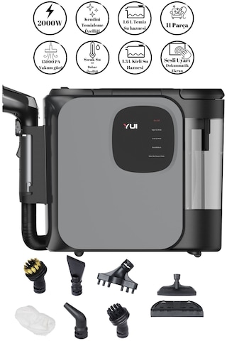 Yui X300 Pro Max 2000 W Buharlı Halı Ve Koltuk Yıkama Makinesi