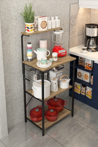 Modern Çok Raflı Mutfak Düzenleyici Dolap