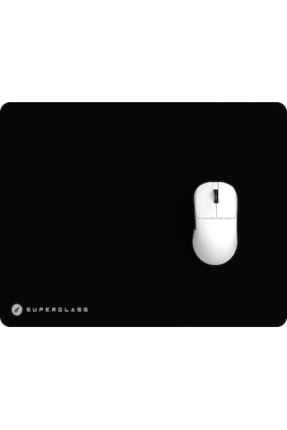 Hawk Gaming Hm20 Superglass Kaymaz Taban 5mm Temperli 42x33 Cam Siyah Mousepad