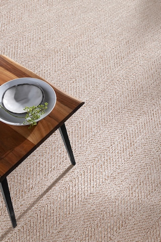 Yuvarlak Sisal Elit 1002 Gri Hasır Görünümlü Modern Salon Oturma Odası Dört Mevsim Halı Bej Bej
