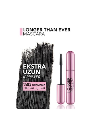 Flormar Longer Than Ever Uzun Görünüm Veren Maskara 001 Black