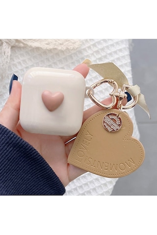 Samsung Galaxy Buds 2 - Buds Pro - Buds 2 Pro Uyumlu Kalpli Kılıf Bej