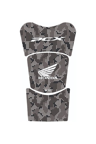 Grippatch Honda Pcx 125 2025 İle Uyumlu Tank Pad Gc40-dk-9 Gri - Siyah
