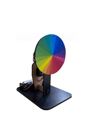 Artlantis Newton Renk Çarkı Yapım Seti 1 Adet 12x7x10 Cm Fen Bilimleri Deney Setleri Okul Sınıf Nevton Çarkı Genel