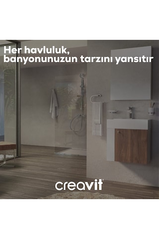 Creavit BR20219 Royale Bornozluk (İkili) Krom