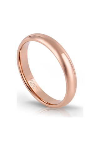 Lvr102e Erkek Çelik Yüzük Rose Gold
