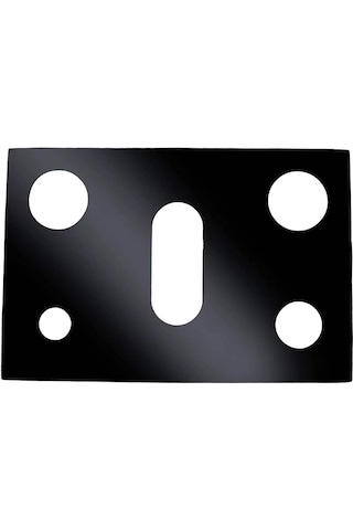 Sones Gazlı Ocak 5 Delikli Yağ Geçirmez Ped Teflon Koruyucu Kapak Kir Önleyici Ped, Boyut: 0.3mm