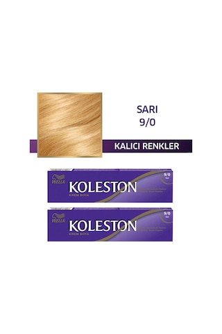 Wella Koleston Sıngle Tüp Boya 9/0 Sarı 2x Paket