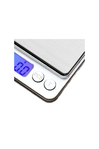 Dolıty Mutfak Terazisi Paslanmaz Çelik Tartı Cihazı Mini 1-kg Beyaz