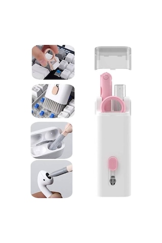 Çok Fonksıyonlu 7 In 1 Apple AirPods Uyumlu Klavye Ekran Kulaklık Temızleme Kıtı Evimdeyokyok