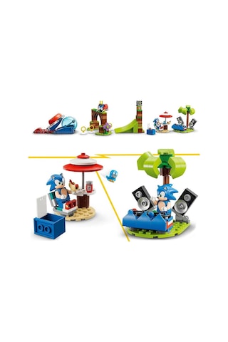 LEGO® 76990 Sonic The Hedgehog Sonic Hız Küresi Meydan Okuması 292 Parça