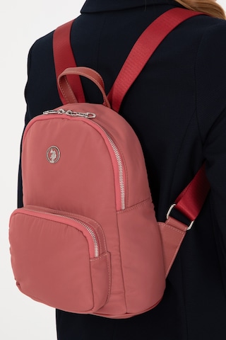 U.S. Polo Assn. Kadın Gül Kurusu Kapitone Sırt Çantası 50300295-VR026
