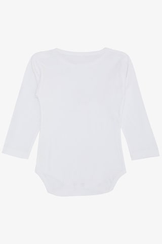 Breeze Erkek Bebek Çıtçıtlı Zıbın Body Astronot Zürafa Baskılı 9 Ay-3 Yaş, Beyaz Beyaz