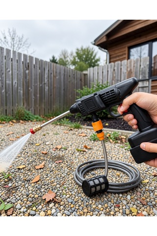 21v Akülü Basınçlı Yıkama Makinesi Çift Akülü Hızlı Şarj Model