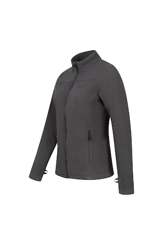 2as Cara Kadın Tam Fermuarlı İnce Polar Sweatshirt Antrasit