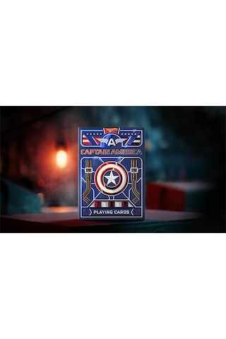 Theory11 Captain America Premium Oyun Kağıdı İskambil Kartları Destesi