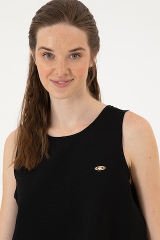 U.s. Polo Assn. Kadın Siyah Gömlek Kısa Kollu 50306458-vr046 Siyah
