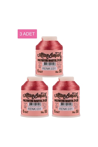 3 Adet Altınbaşak Oya Ve Dantel İpi 20 Gr - Royaleks - No: 031