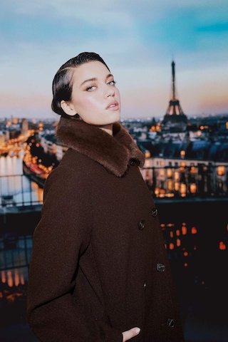 Defacto Afra X Defacto Çıkarılabilir Suni Kürk Yaka Regular Fit Düğmeli Cepli Uzun Kaşe Kaban F5574ax25wnbn530 Kahve-bn530