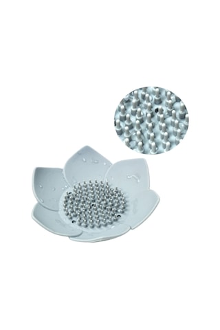 Banyo Ev Ve Yaşam Lotus Sabun Kutusu Sabun Tepsisi Tutacağı Kutu Konteyner, Yeşil