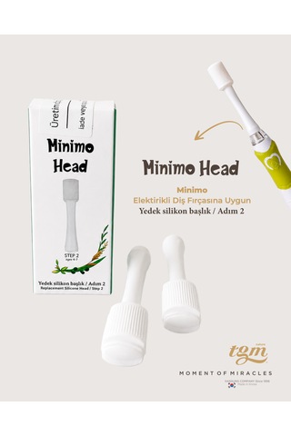 Minimo Head Ultra Premium Yedek Fırça Başlığı Adım 2