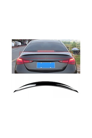 Autogp Mercedes W206 Bagaj Üstü Spoiler Siyah Boyalı Plastik 2020+ Agp-bgz-sp-145411