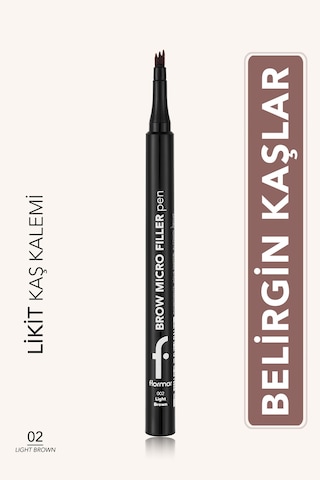 Brow Micro Filler Tarayıcı Keçe Uçlu Kaş Kalemi 8682536093026 002 Lght Brown