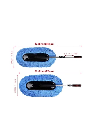 Carmind Mikrofiber Oto Yıkama Fırçası Teleskopik Cr10451