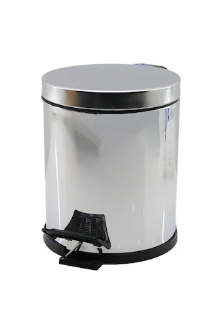 Vaveni Pedallı Çöp Kovası 3 L Krom Metal Arz