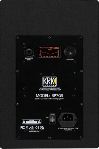 Krk Rokit Rp7 G5 -7 Inch Aktif Stüdyo Monitörü Siyah