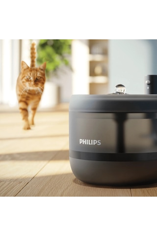 Philips Evcil Hayvan Serisi Su Pınarı, Çok Katmanlı Filtre, Bıyık Dostu, Hareketle Aktifleşir, Paw3210/02