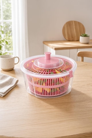 Selka Home Salata Kurutucu 4.4 Lt Pembe