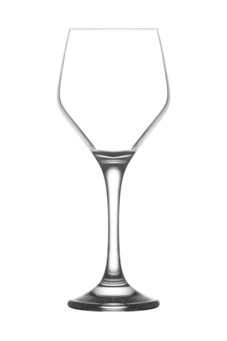 Lav Ella Cam Goblet 6'lı 330 ml Ayaklı (Şarap Kadehi , Kokteyl Bardağı)