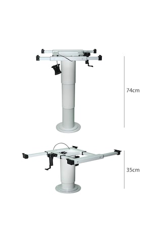 Ranger 360 Döner Masa Ayağı Yükseklik Ayarlı 35-74 Otomatik - Gri-828