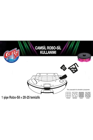 Camsil Robo-Sil Yüzey Temizleyici Çam 2 x 900 ML