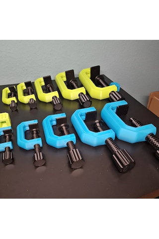 5li G Kelepçe - C Kelepçe - Sert Plastik Mengene - Ahşap Marangoz