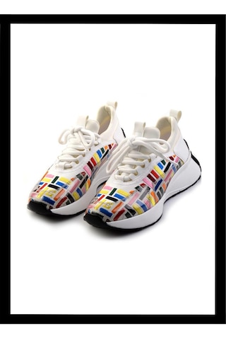 Beyaz Kadın Sneaker K01140430809 Beyaz