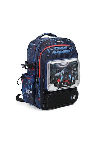 Chımola Chml Gamer Nave Mavi Sırt Çantası 17"