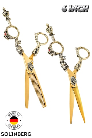 Şovalye Kuaför Berber Tıraş Seti Kuaför Makas Ara Makas Saç K