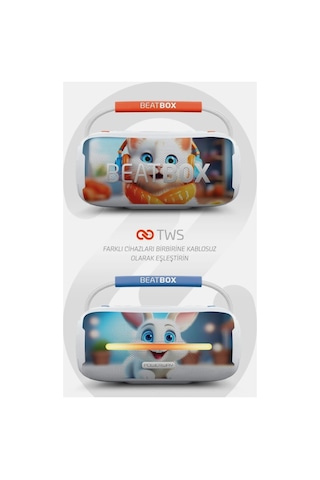 Bluetooth Hoparlör Beat Box Spker Şu Geçirmez Hediyelik Ev Kamp Eğlence Müzik